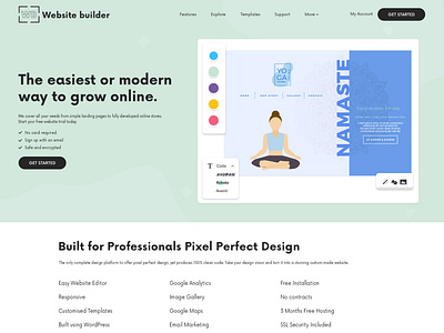 Landing page