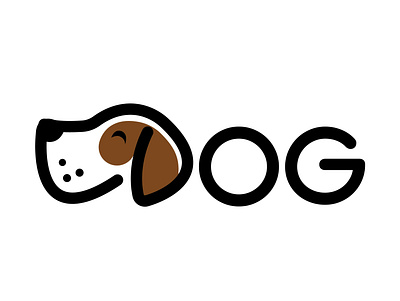 Dog animal art branding company logo creative logo design eyecatching flat illustration logo simple