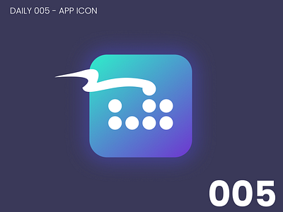 Daily UI #005 - App icon 005 100daychallenge daily ui dailyui design ui