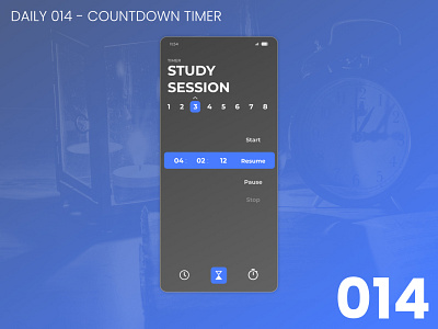 Daily UI 014 - Countdown timer 014 100daychallenge app daily ui dailyui design ui