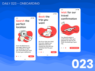 Daily UI #023 - Onboarding 023 100daychallenge app daily ui dailyui design illustration onboarding onboarding ui ui