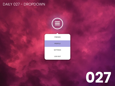 Daily UI #027 - Dropdown