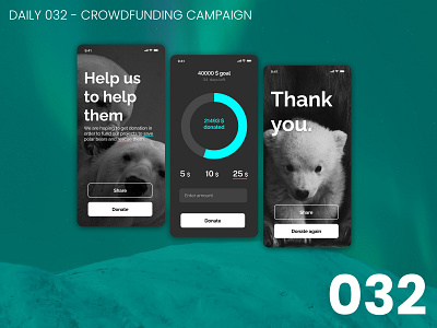 Daily UI #032 - Crowdfunding campaign