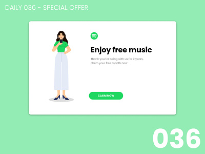 Daily UI #036 - Special offer 036 100daychallenge daily ui dailyui design ui