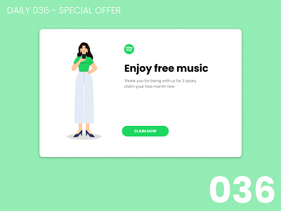 Daily UI #036 - Special offer
