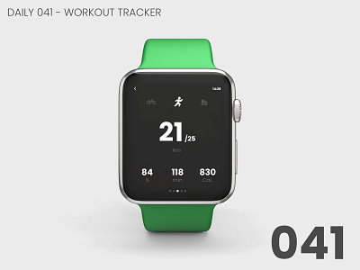 Daily UI #041 - Workout Tracker 100daychallenge daily ui dailyui design ui