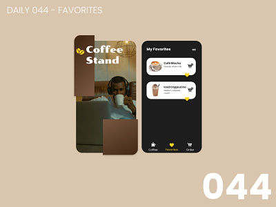 Daily UI #044 - Favorites 100daychallenge daily ui dailyui ui