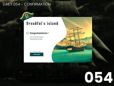Daily UI #054 - Confirmation 100daychallenge daily ui dailyui ui