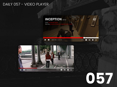 Daily UI #057 - Video Player