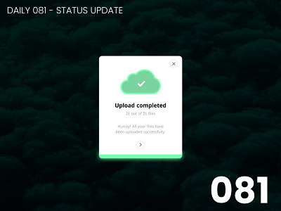 Daily UI #081 - Status update 100daychallenge daily ui dailyui design ui