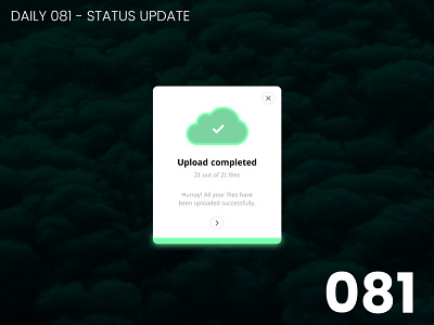 Daily UI #081 - Status update