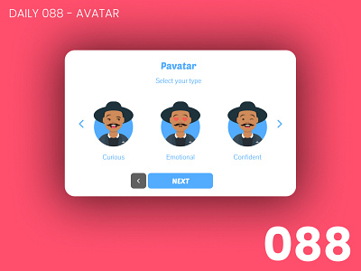 Daily UI #088 - Avatar 100daychallenge daily ui dailyui design ui