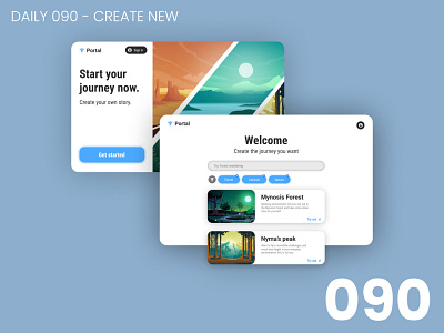 Daily UI #090 - Create new