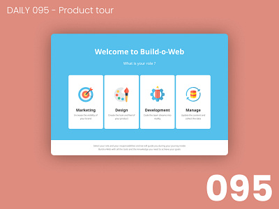 Daily #095 - Product tour 100daychallenge daily ui dailyui design ui