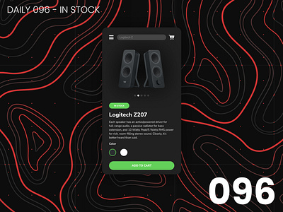 Daily UI #096 - In stock