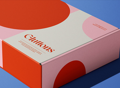 Gluttons box brand chocolate design food identity package packaging packaging design pastry sweet