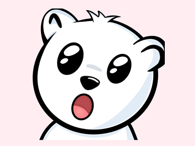 Polarbear Emote For Twitch badge logo badges emote emoteart emotes emotes for twitch emotestwitch sub badges twitch twitch art twitchemote