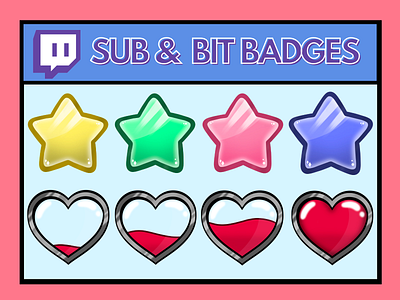 Sub Bit Badges By Veendy On Dribbble