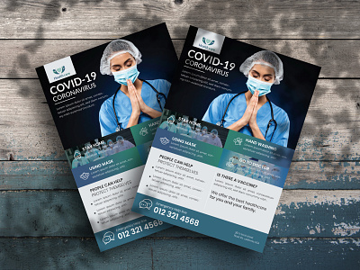 Medical flyer ad ads advert business care check up clean clinic consultation corporate covid 19 creative doctor flyer health healthcare healthy hospital insurance magazine