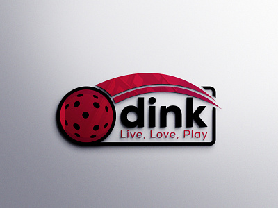 Dink Pickleball Logo Design