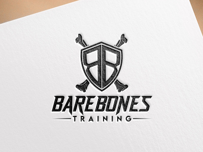 BARE BONES Training Logo Design brand identity brand logo branding branding design business logo creative logo design fitness logo fitness training flat graphic design graphicdesign gym logo illustration logo logo design minimal logo modern logo sports logo trainer logo