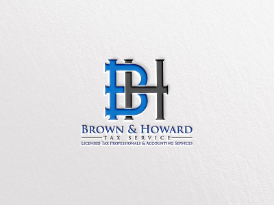 Brown & Howard Tax Service Logo Design