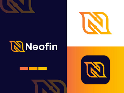 N Letter App Icon Logo Design