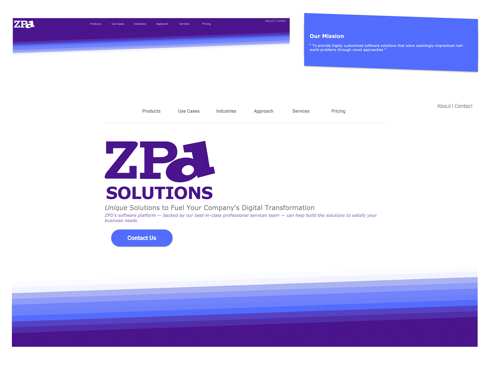 Software Engineering Website by Matthew Dillard on Dribbble