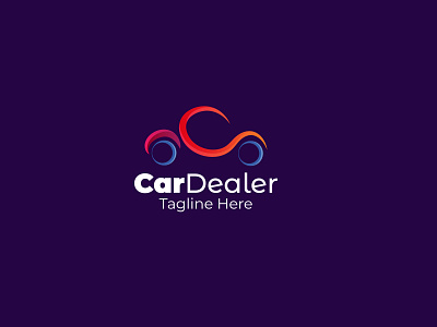 Car Dealer Conceptual Logo Design | Minimalist Logo Design beautiful logo brand identity branding car brand logo car logo car wash logo classic car logo colorful corporate branding design flat graphic design logo logo design logodesign minimal minimalist modern logo old classic car logo