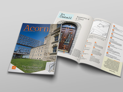 ACO Spring 2021 Magazine aco acorn architecture design editorial editorial design heritage ontario
