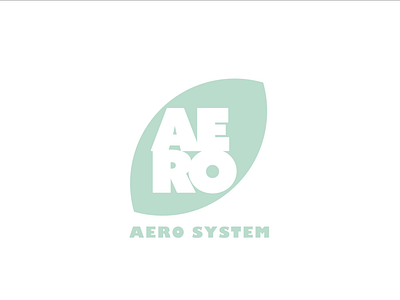 AERO SYSTEM Logotype aero brand branding design electronic graphic design green illustration illustrator logo logotype mexico minimal photoshop system vector