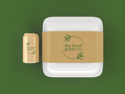 The Fresh Graze Co. box branding design entrepreneur graphic design illustration illustrator logo minimal packaging packaging design photoshop vector