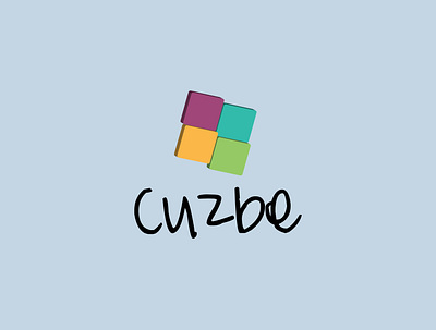 Cuzbe Logotype brand identity branding design graphic design illustrator logo logotype minimal square vector