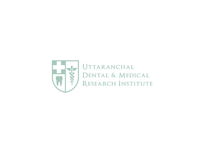 UDMRI Logo branding design graphic design green mint illustrator logo logotype medical logo minimal monochromatic redesign vector