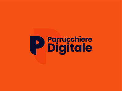 Parruchiere Digitale • Monochromatic brand identity branding graphic design logo minimal monochromatic positive vector
