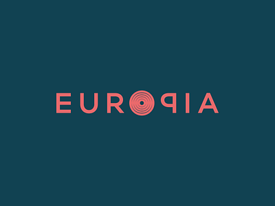 EUROPIA brand and identity concert entertainment europe logo music record utopia