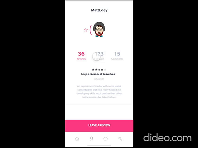 Adobe XD Animation Example adobe xd animation mockup