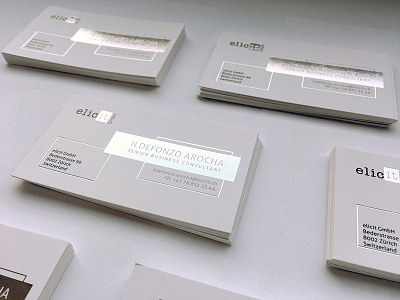 Elicit business cards