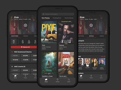 Movie Theater App by Chris Creguer on Dribbble