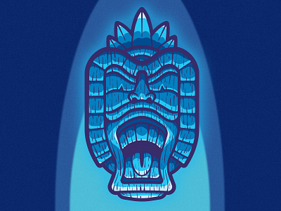 Haunting Tiki haunting illustration nightmare polynesian tiki tikiillustration vector