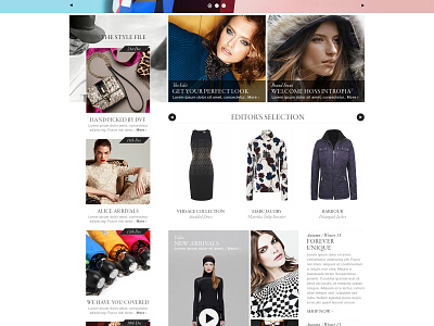 Responsive eCommerce Fashion Store by Mr Fish for Visualsoft on Dribbble