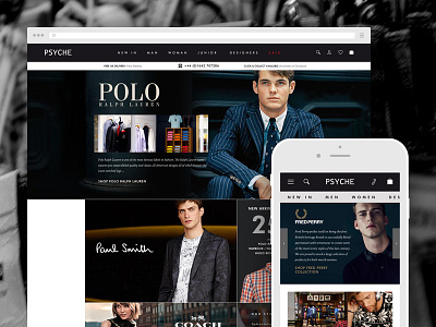 Psyche eCommerce Store clean ecommerce fashion responsive rwd store visualsoft