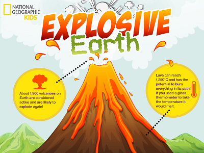 Infographic design for National Geograpic Kids colourful fun infographic nationalgeographickids