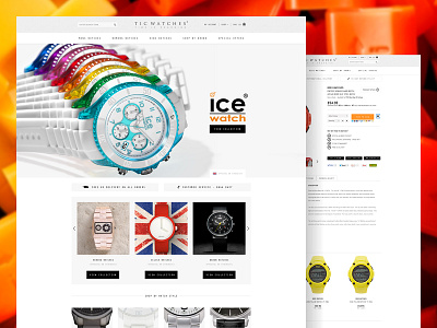 Watches eCommerce Store clean design ecommerce fashion minimal shop ui watches website white