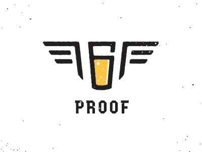 Six Proof beer logo wings