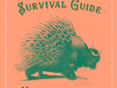 Burning Man Survival Guide 2019 bison burning man burningman collage engraving hybrid mashup porcupine survival guide
