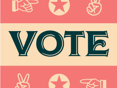 Vote! democracy election peace stars stripes usa vote voter