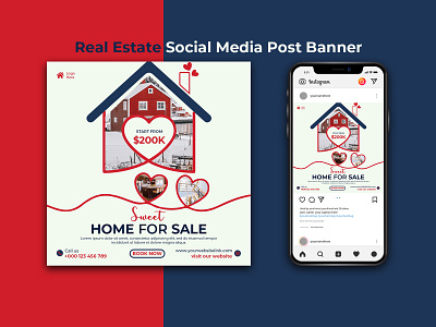 Creative Real Estate Social Media Banner Design