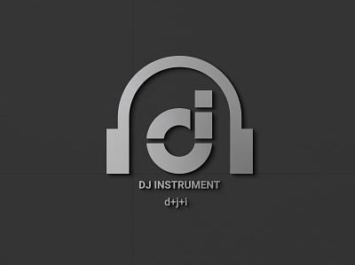 DJ LOGO DESIGN clean creative design dj logo design dji logo instrument logo letter mark logo minimalist logo modern logo music logo