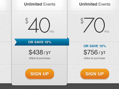 Pricing Columns buttons flag pricing pricing table ribbon table